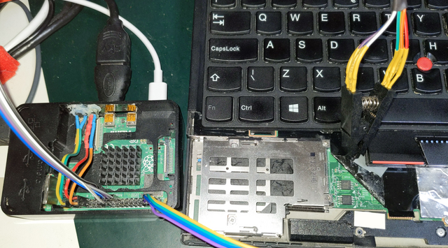 Flashing x230 firmware. Using a pi to program the SPI flash chips in a Thinkpad x230.