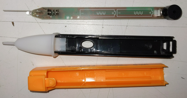 Non-contact voltage detector, parts